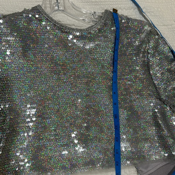 White Fox multi color sequin skirt set - Picture 6 of 7